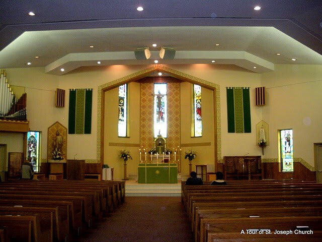 Picture of the inside of St. Joseph Church